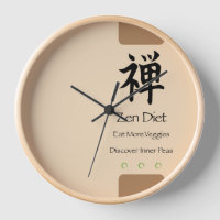 Zen Diet Eat More Veggies Tan BG