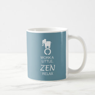 Zen Elephant Enso Relax Coffee Mug