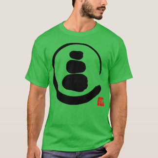 Zen Enso Circle and Zen stones T-Shirt