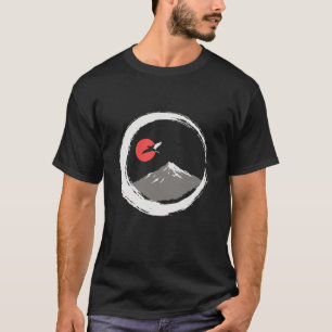 Zen Enso Moon Mountain Japanese Tee