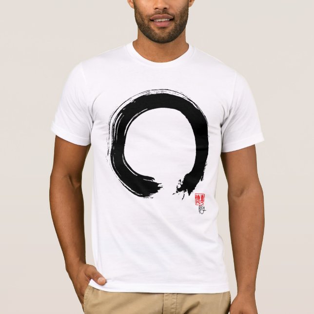 Zen Enso. Zen Circle T-shirt (Front)