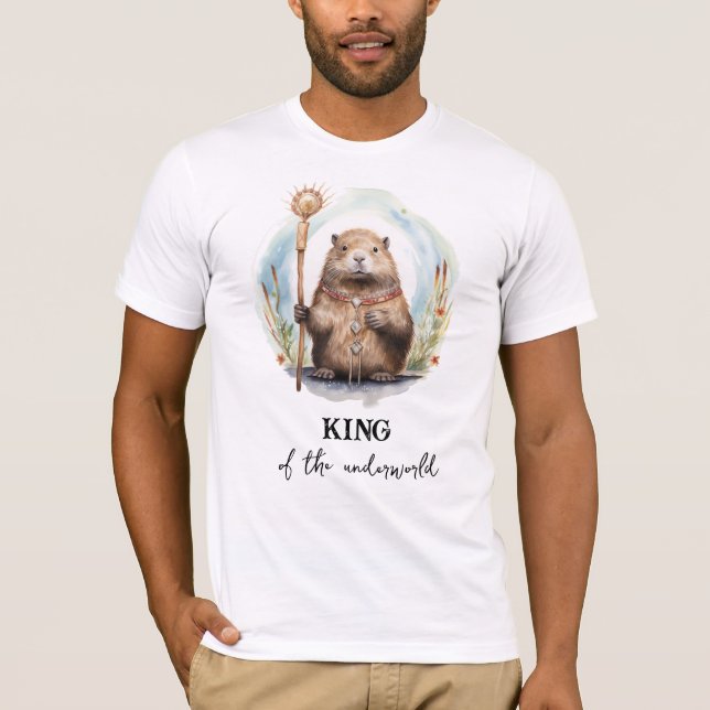 *~* Zen Fantasy Jewelled Groundhog Drip SC5 T-Shirt (Front)