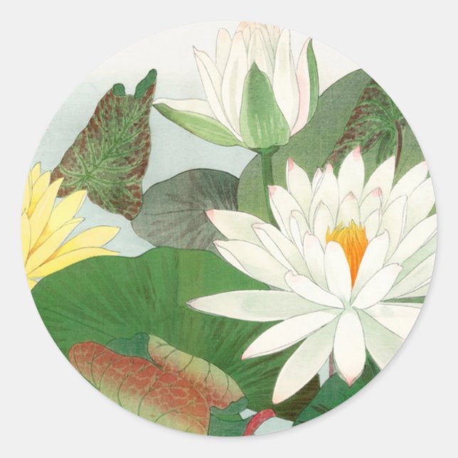 Zen Flower Garden Sticker (Front)