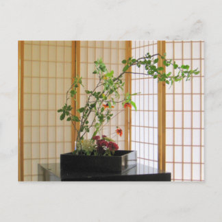 zen flower postcard