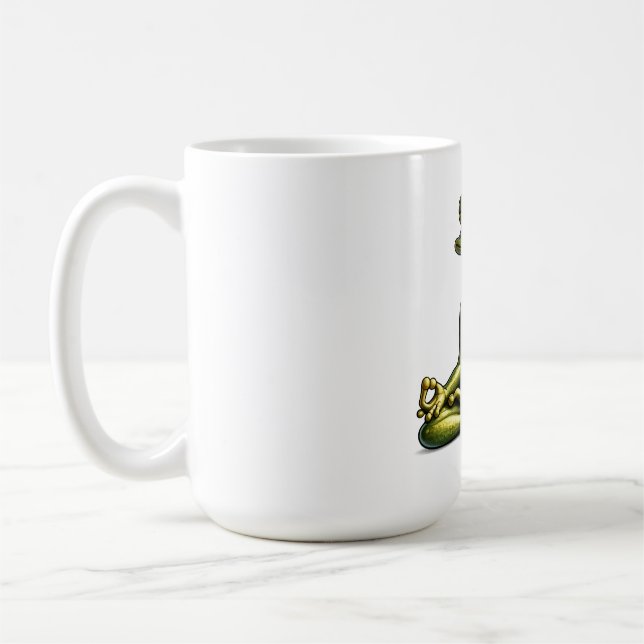 Zen Frog Coffee Mug (Left)