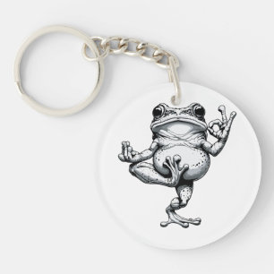 Zen Frog Masterpiece Key Ring