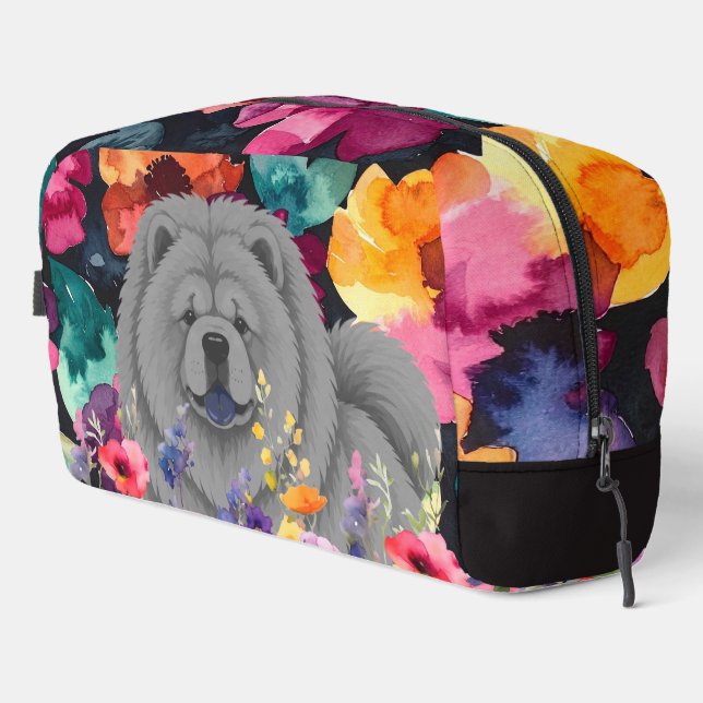 ZEN GARDEN Blue Chow - Toiletry Bag (Right Corner)