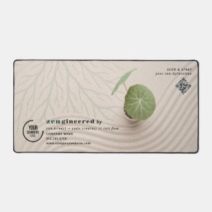 Zen Garden Custom Tech Corporate Client Marketing  Desk Mat