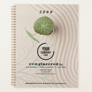 Zen Garden Custom Tech Corporate Client Marketing Planner