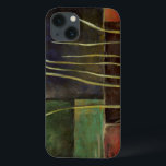 Zen Garden I iPhone 13 Case<br><div class="desc">Wipsy branches stretch against a multicolored background in this piece by Jennifer Goldberger. The light green of the branches contrasts beautifully with the dark colours they are set against. Purchase your copy today.</div>
