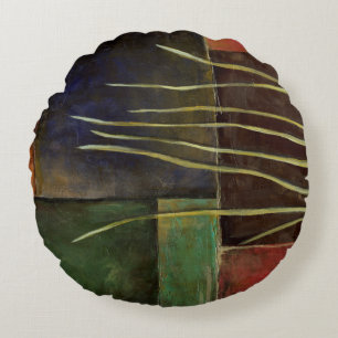 Zen Garden I Round Cushion