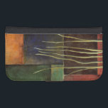 Zen Garden I Samsung S4 Wallet Case<br><div class="desc">Wipsy branches stretch against a multicolored background in this piece by Jennifer Goldberger. The light green of the branches contrasts beautifully with the dark colours they are set against. Purchase your copy today.</div>