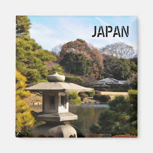 Zen garden in Tokyo, Japan Magnet