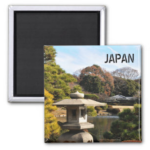 Zen garden in Tokyo, Japan Magnet