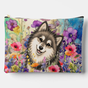 ZEN GARDEN Lapphund Sable - Large Accessory Pouch