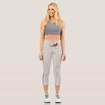 Zen Garden Monarch Butterfly Capri Leggings