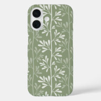 Zen Garden Stems Minimal Botanical Sage Green