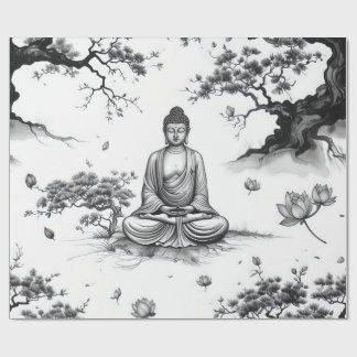 Zen Garden Wrapping Paper