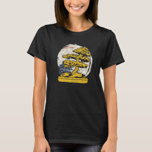 Zen Gardening Japanese Culture Aesthetic Bonsai Tr T-Shirt