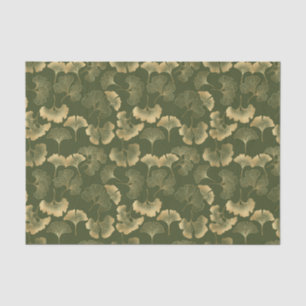 Zen Ginkgo Leaf Pattern Tissue Paper