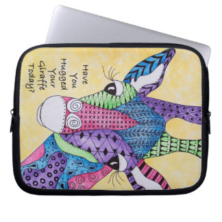 Zen Giraffe Laptop Sleeve Case