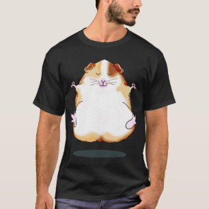 Zen Guinea Pig Meditating T-Shirt