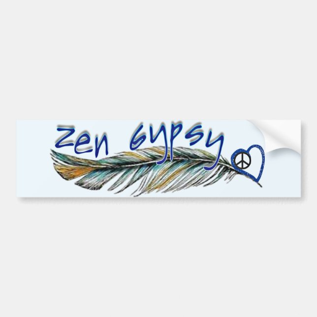 Zen Gypsy Bumper Sticker (Front)