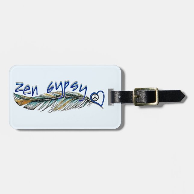 Zen Gypsy Luggage Tag (Front Horizontal)