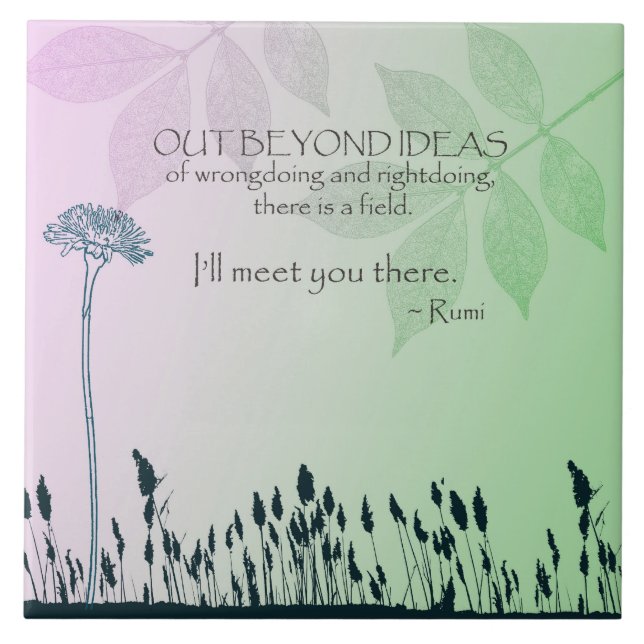 Zen Ideas Ceramic Tile (Front)