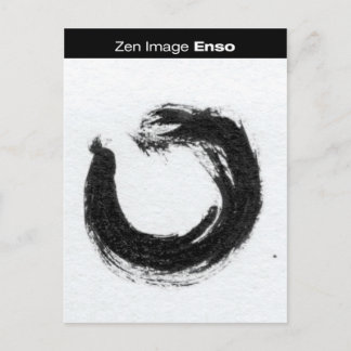 Zen Image: Enso Postcard