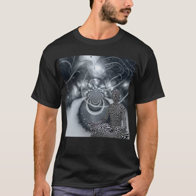 Zen in lotus pose T-Shirt (Front)