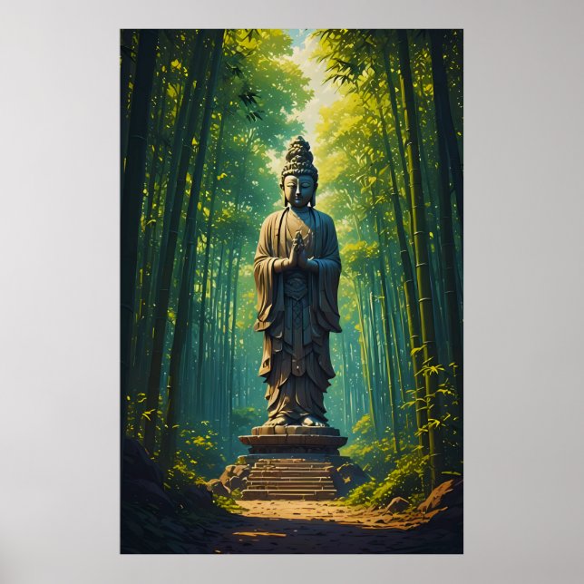 Zen in the Bamboo Grove Poster (Front)