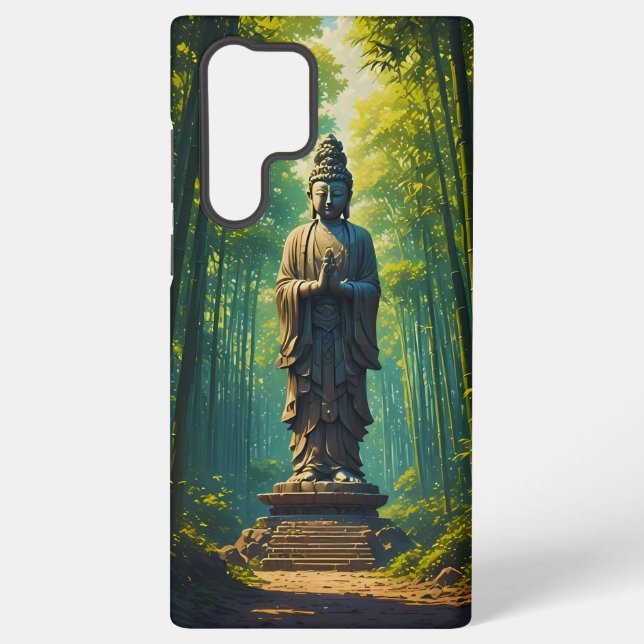 Zen in the Bamboo Grove Samsung Galaxy S22 Ultra Case (Back)