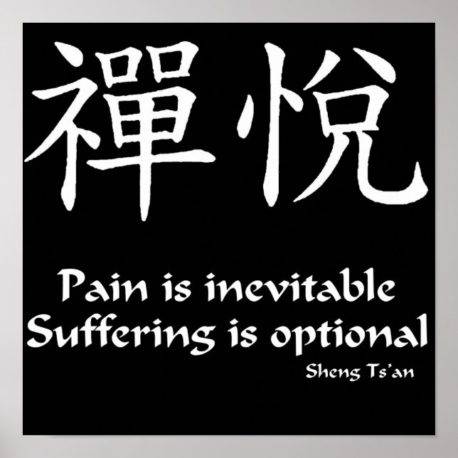 Zen Joy - Pain Poster (Front)