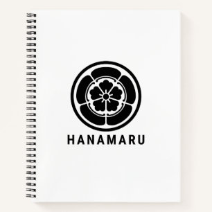 Zen Kamon – Japanese Minimalist Family Crest Desi Notebook