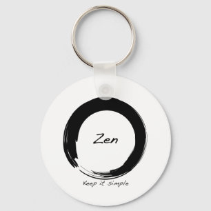 Zen: Keep it simple Key Ring