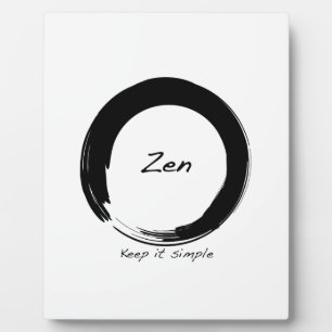 Zen: Keep It Simple Plaque