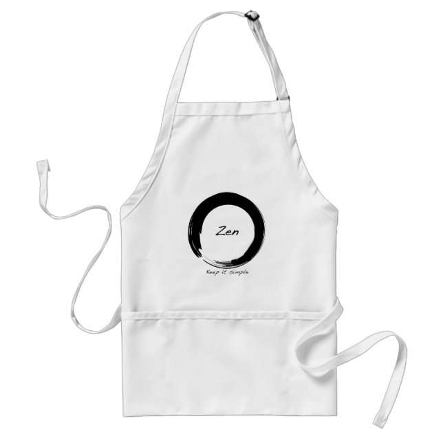 Zen: Keep it simple Standard Apron (Front)