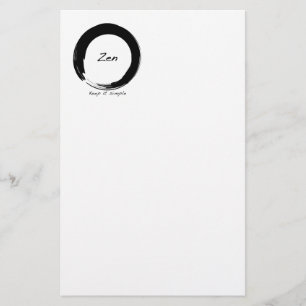 Zen: Keep It Simple Stationery