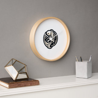 Zen Koi Fish Clock – Tranquil Minimalist Design