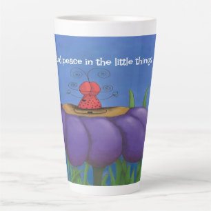 Zen Ladybug Latte Mug