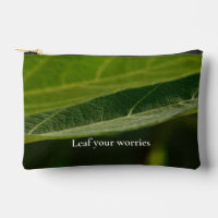 Zen Leaf Print Cut Sew Bag – Nature-Inspired Tote