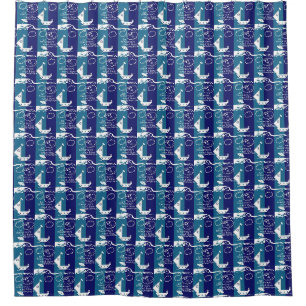 Zen Let Tomorrow's Wind Sail Boat Beach Clouds Shower Curtain