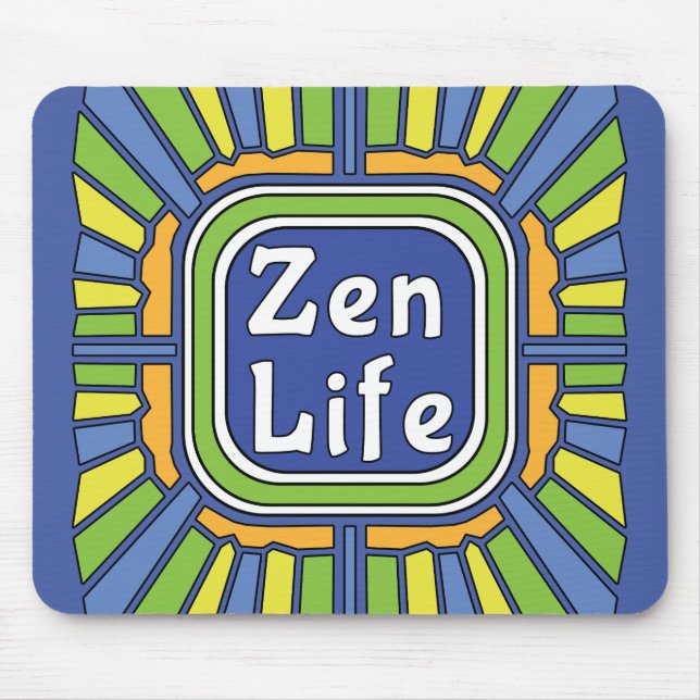 Zen Life for me Mouse Pad (Front)