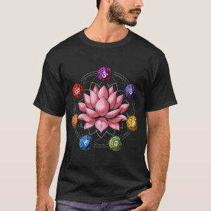 Zen Lotus Chakra Symbols T-Shirt