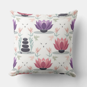 Zen Lotus  Pillow - Meditation Yoga Wellness 