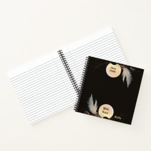 Zen Luxury Square Serenity & Encouragement Spiral  Notebook