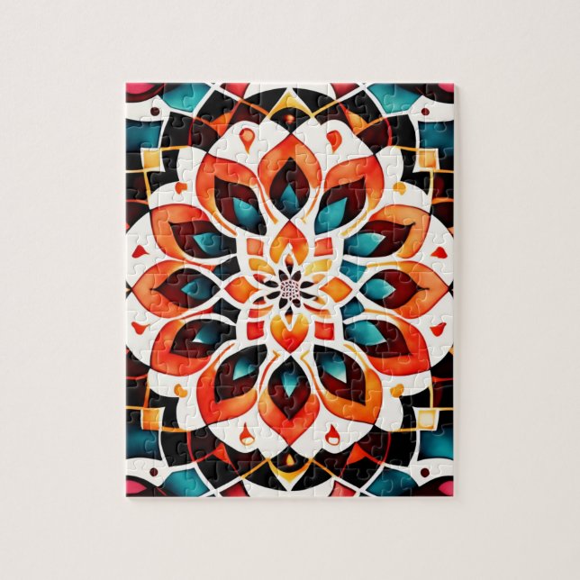 Zen Mandala Jigsaw Puzzle (Vertical)
