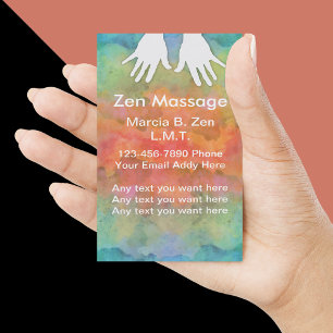 Zen Massage Business Card