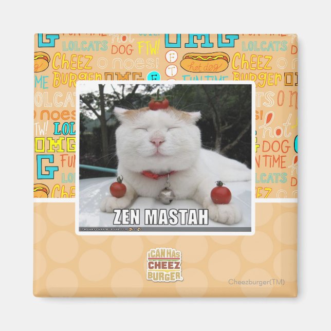 Zen Mastah Magnet (Front)